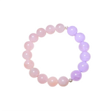 Kunzite Rose Quartz Stretch Bracelet | Heartfullnet