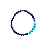 Nilo - Stretch Lapis Lazuli Turquoise Bracelet