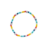Multicolored beaded bracelet handmade jewelry | Heartfullnet
