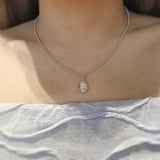 Sterling Silver Leaf Pendant Necklace Handcrafted Jewelry | HeartfullNet