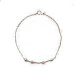 Kathrina - Gold Pearl Necklace