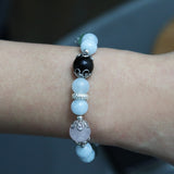 Multi-Gemstone Bracelet Stretch Handcrafted Jewelry | HeartfullNet