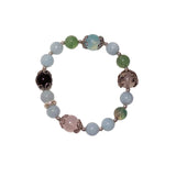 Multi-Gemstone Bracelet Stretch Handcrafted Jewelry | HeartfullNet