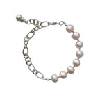 Sylvie - Sterling Silver Pearl Bracelet